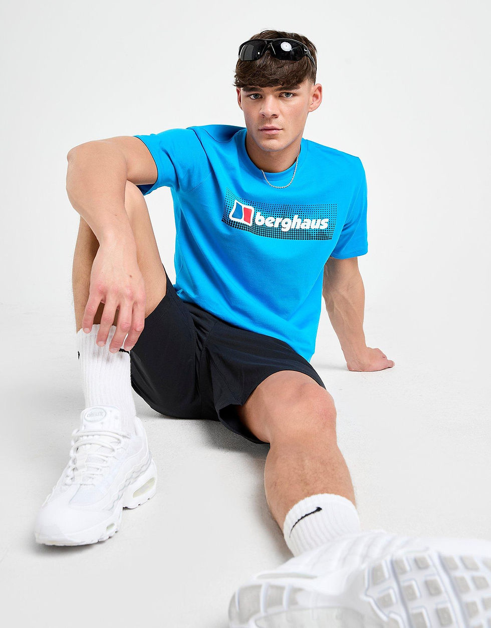 Berghaus Dots Logo T-Shirt - Blue official JD image 1