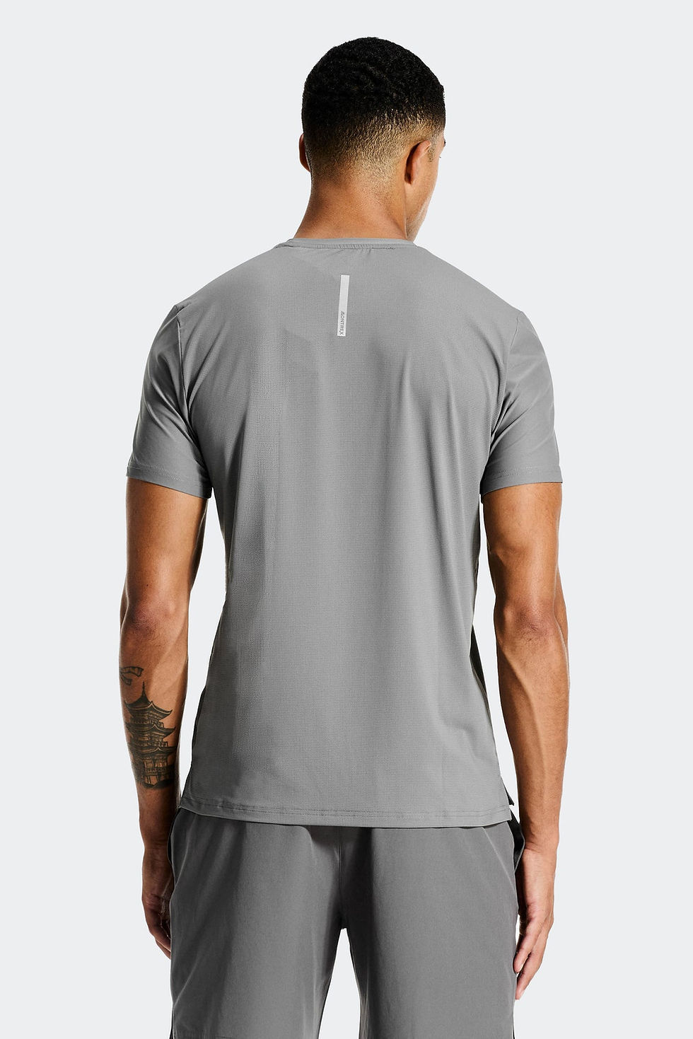 Montirex Charge 2.0 Cement Grey T-Shirt back view