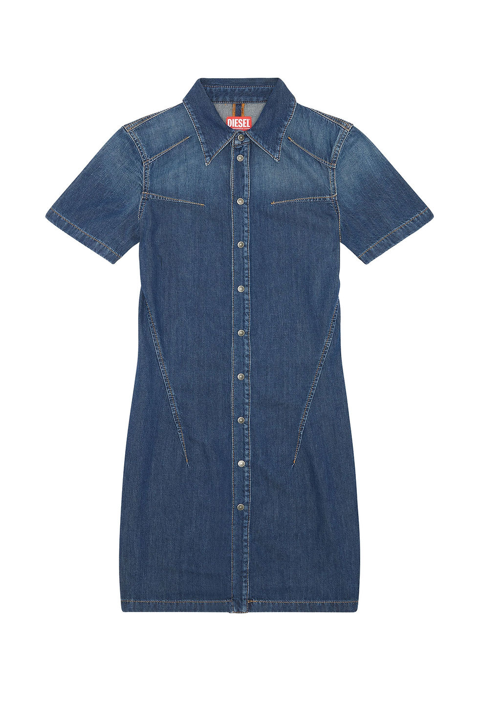 Diesel DE-SHIRTY denim shirt dress product view