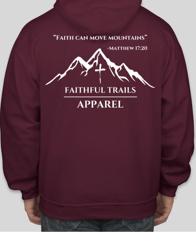 Thumbnail: Matthew 17:20 50/50 Cotton/Poly. Hoodie