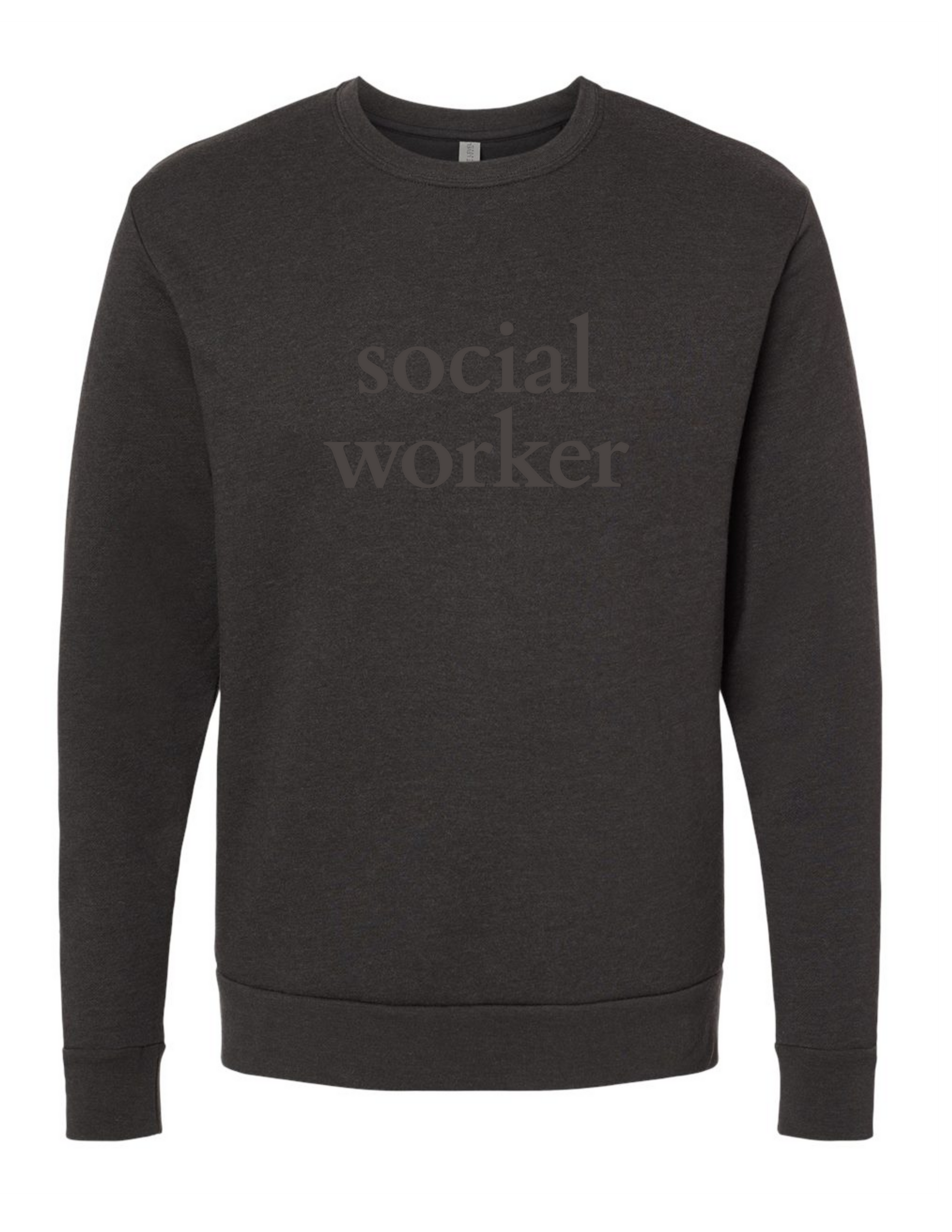 The Minimalist Crewneck - Social Worker