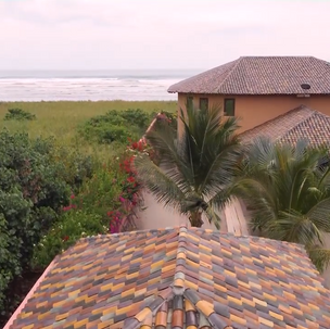 Casi Cielo looking at the ocean