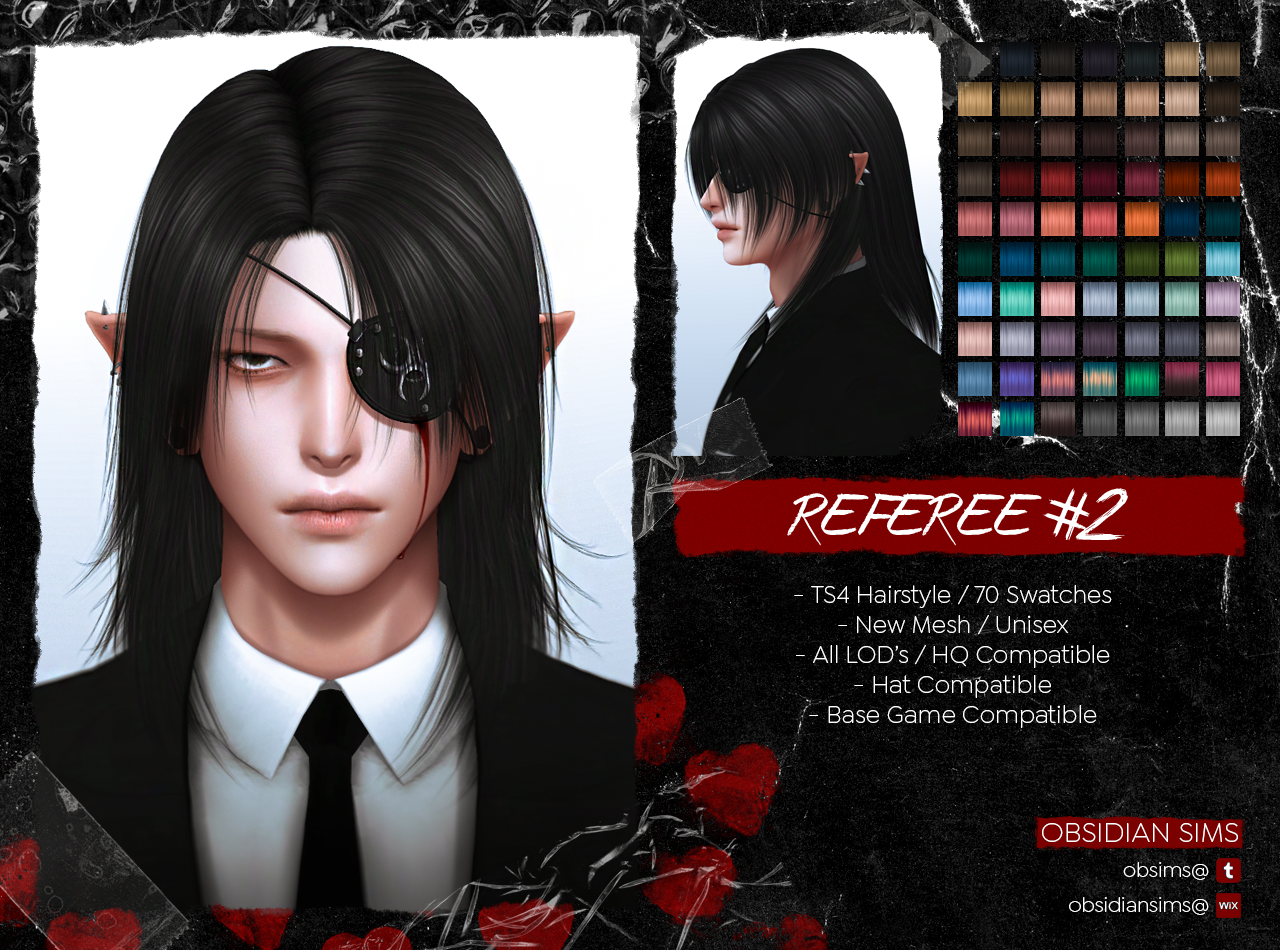 REFEREE#2 HAIR ┊ New mesh