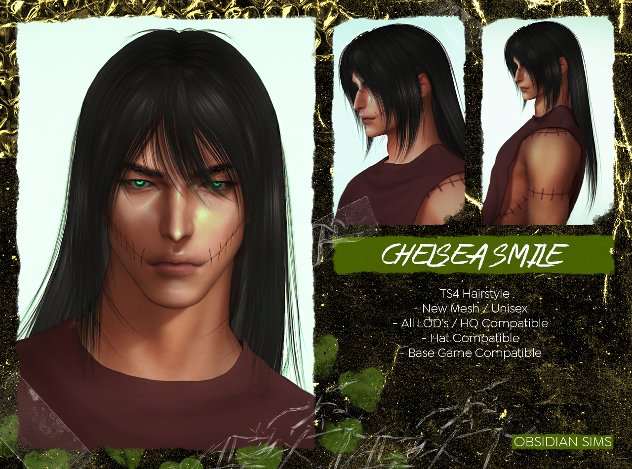 CHELSEA SMILE HAIR┊New mesh