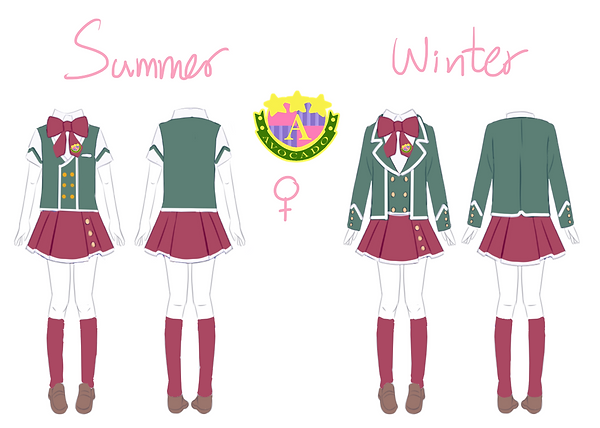 Pripara uniform High School_Avocado.png