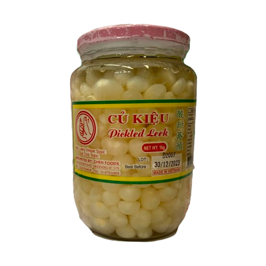 A1 Pickled Leek In Vinegar Jar