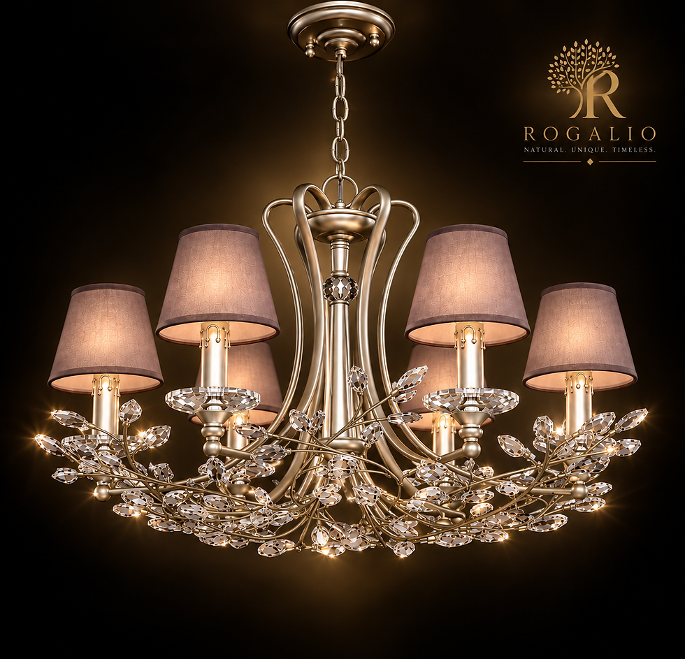 Lampa Lucca 6 na czarnym tle