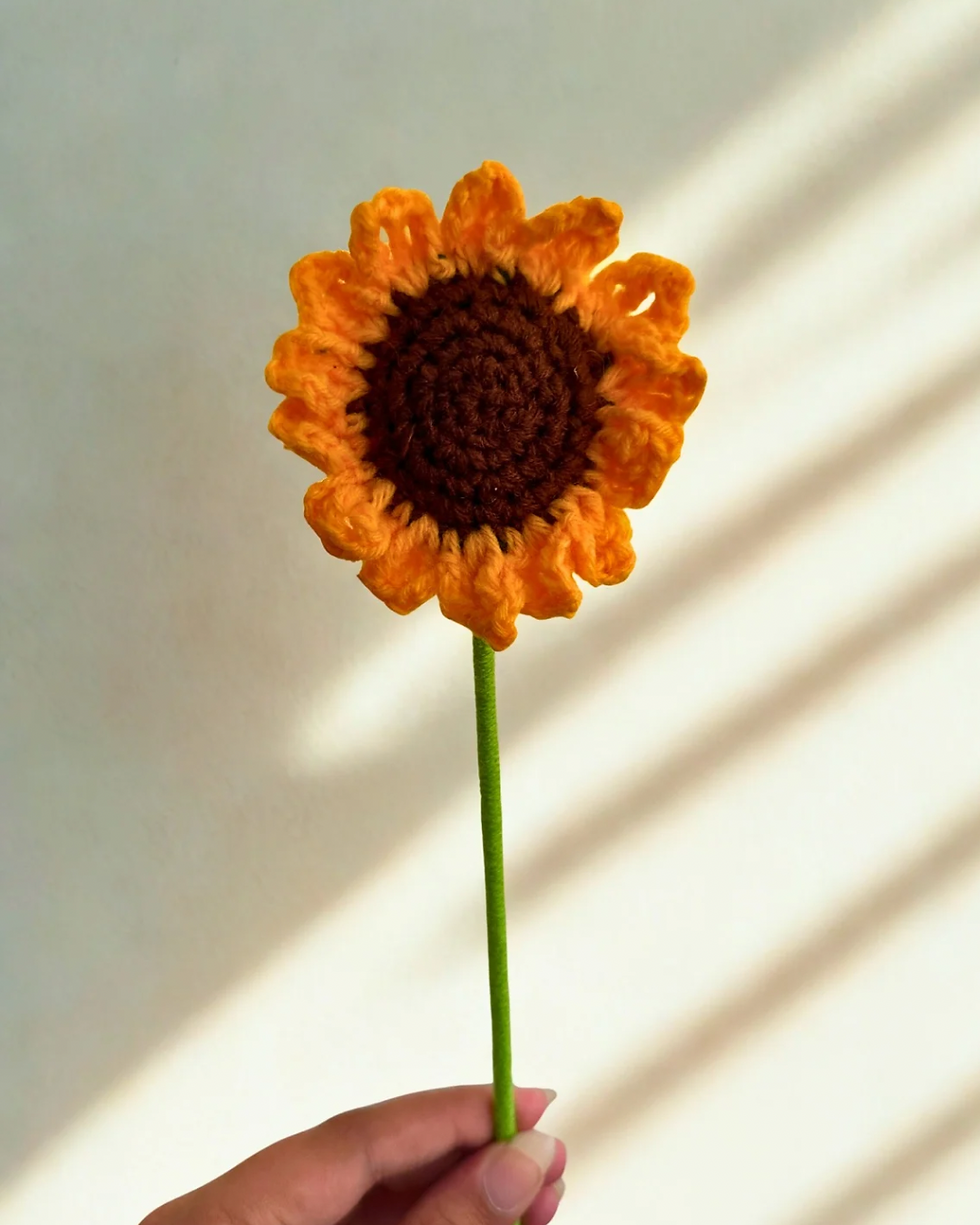 Thumbnail: Sunflower Crochet Flower