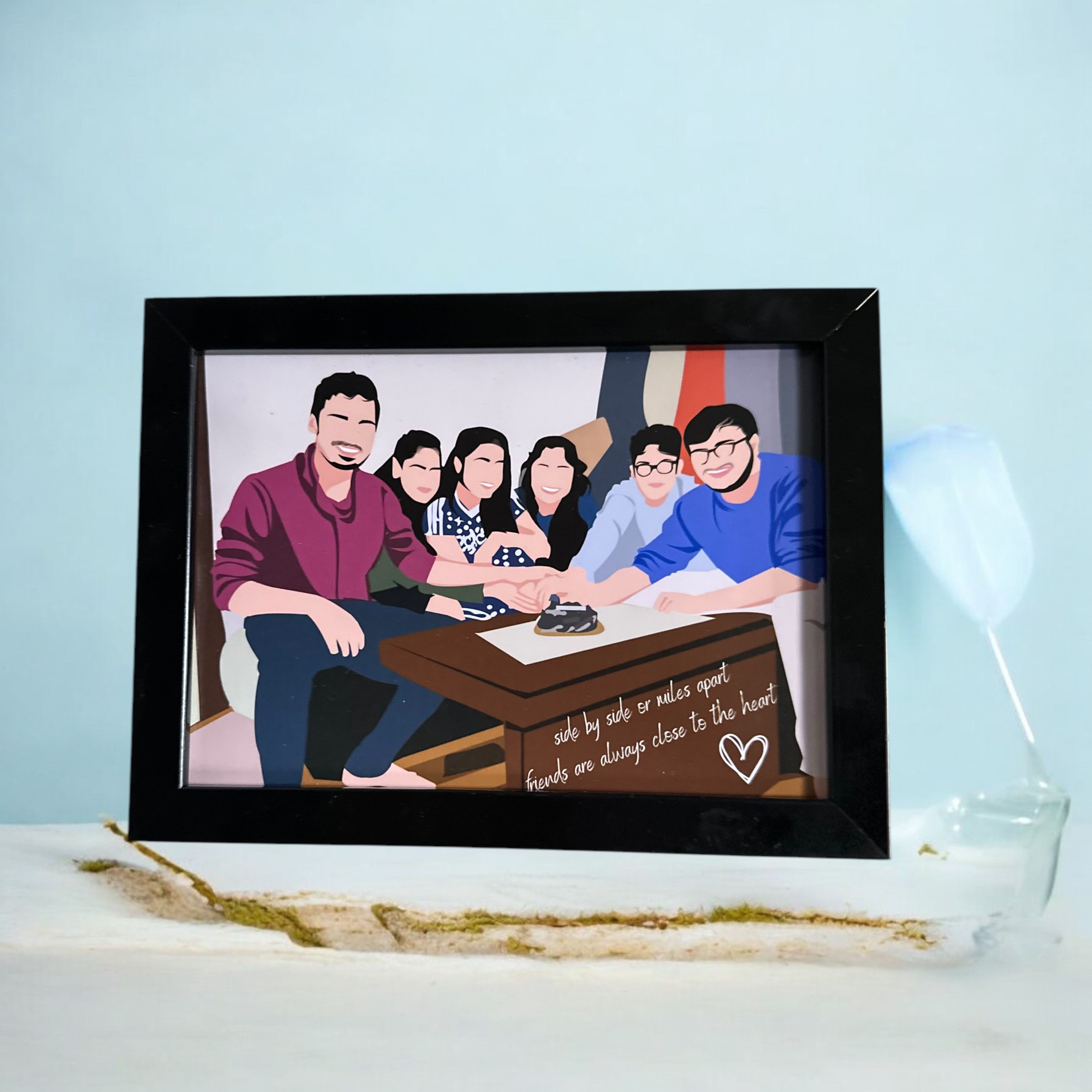 Minimal Illustration Frame – 7 x 5 inch