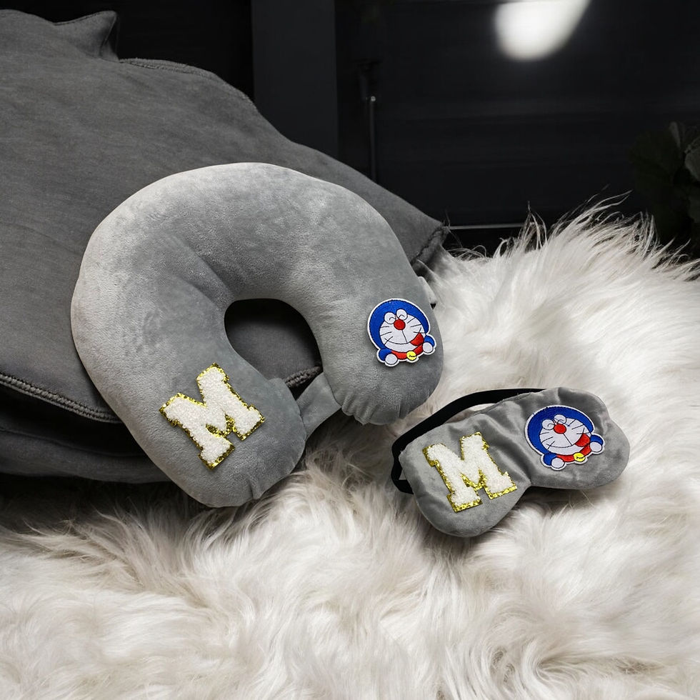 Thumbnail: DreamVoyage Travel Neck Pillow & Eye Mask Set
