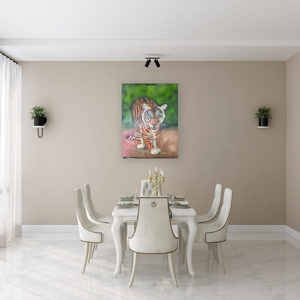 Thumbnail: Stalking Majesty 23.5" x 31" or 59.5 x 79cm