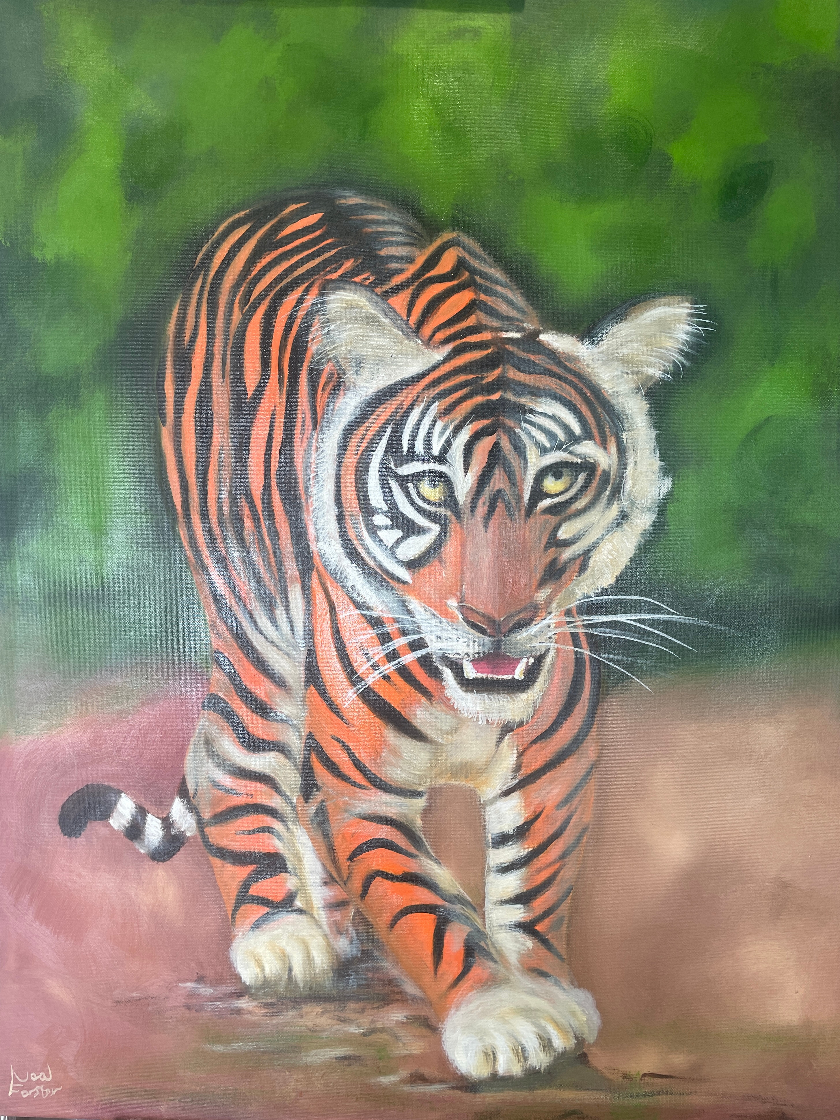 Stalking Majesty 23.5" x 31" or 59.5 x 79cm