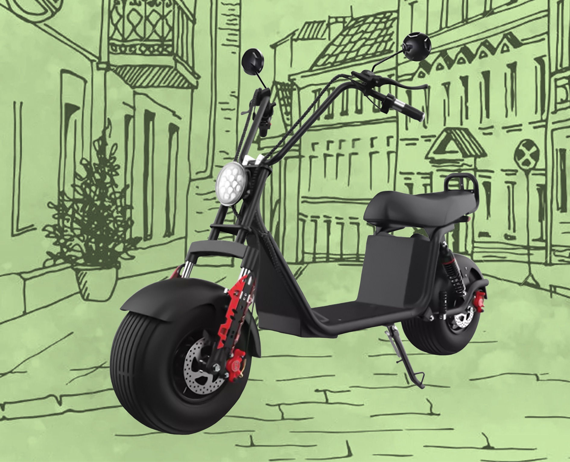 Scooter électrique City Fun X9 2000 W