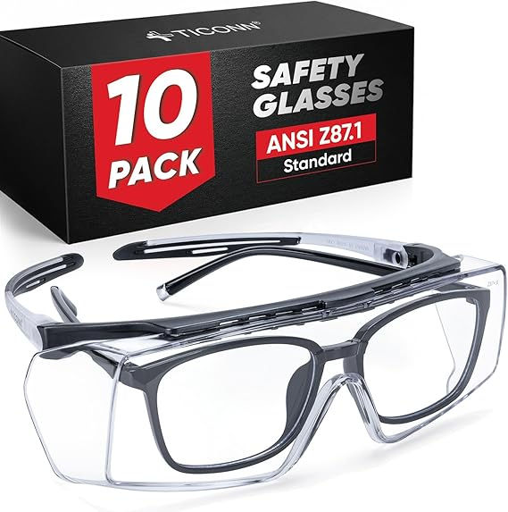 Thumbnail: Anti-Fog Safety Goggles Over Glasses, ANSI Z87.1 UV Protection
