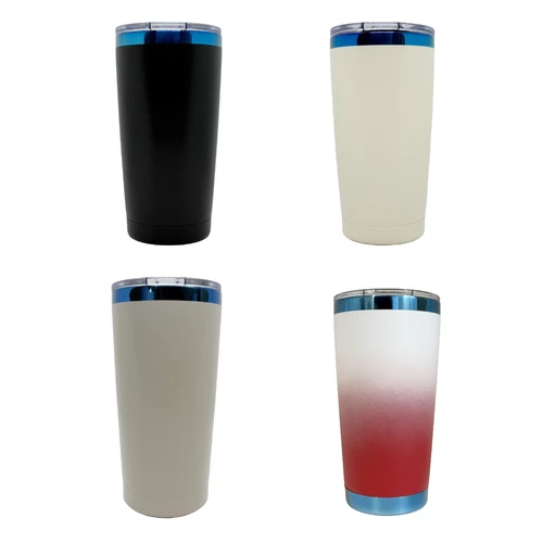 20 oz Blue-Plated Tumbler