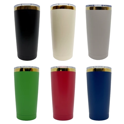 20 oz Gold-Plated Tumbler