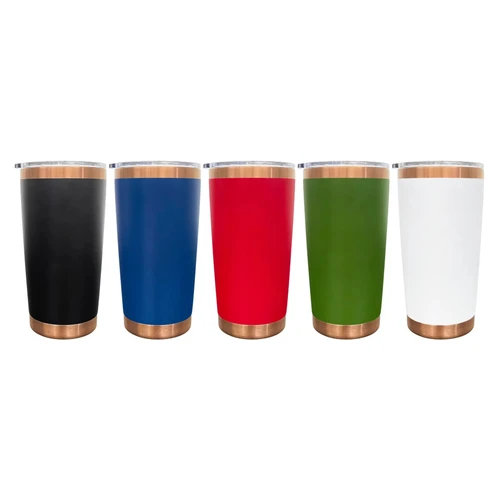 20 oz Ceramic-Lined Copper Tumbler