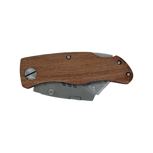 Custom Wood-Handle Utility Knife sample product