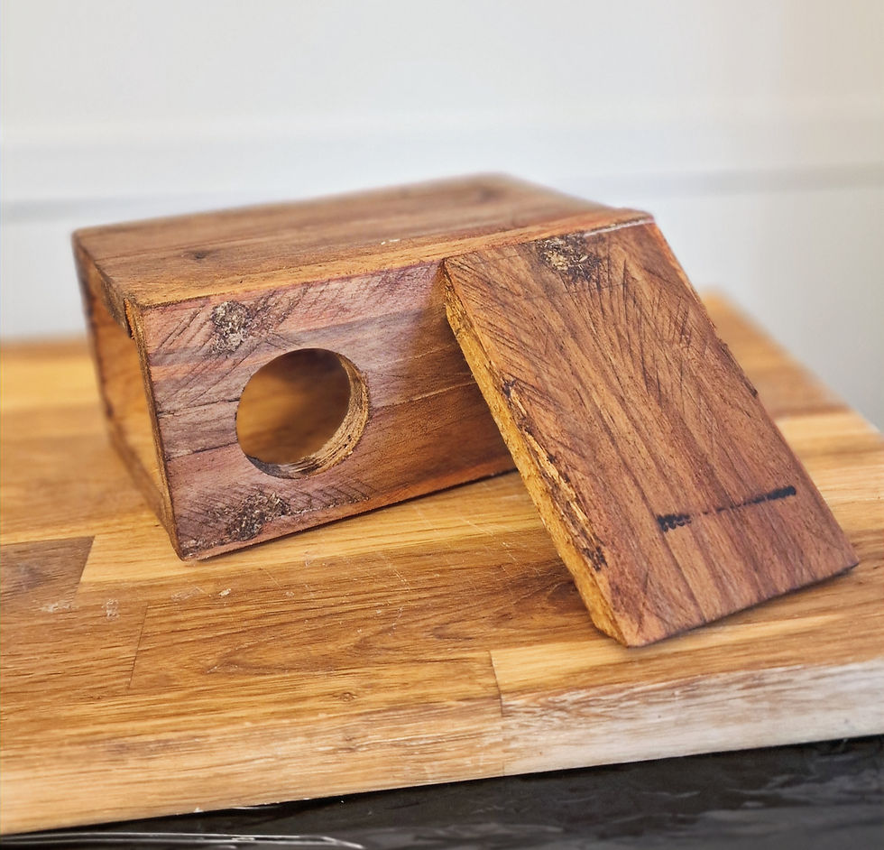 Thumbnail: Rustic Authentic Wooden Small Animal House | Hamster Hideout
