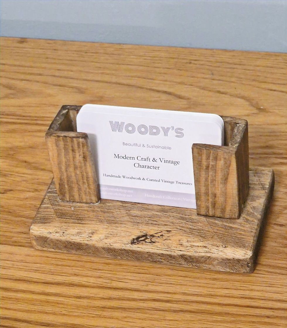 Thumbnail: Rustic Business Card Holder