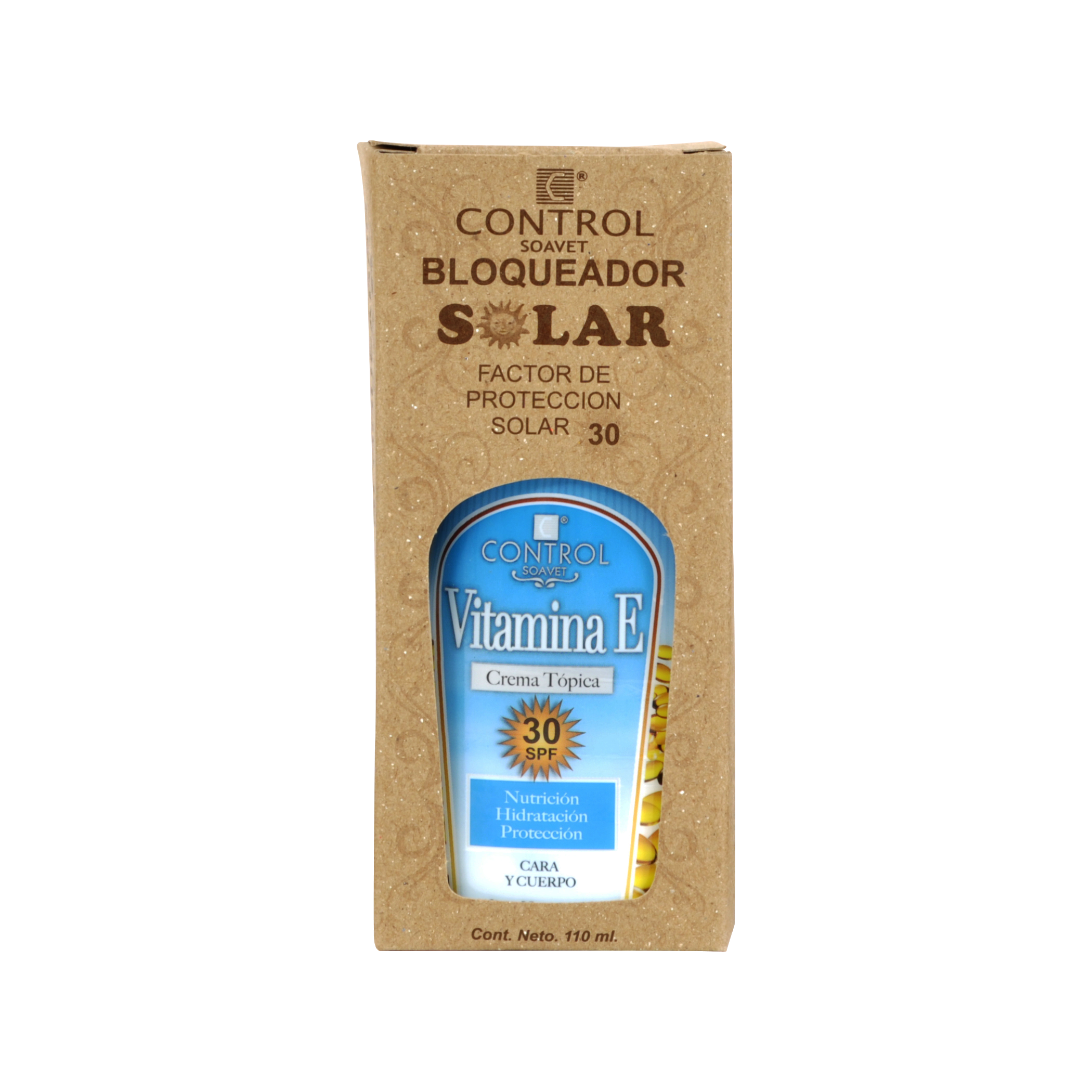 Bloqueador solar con Vitamina E