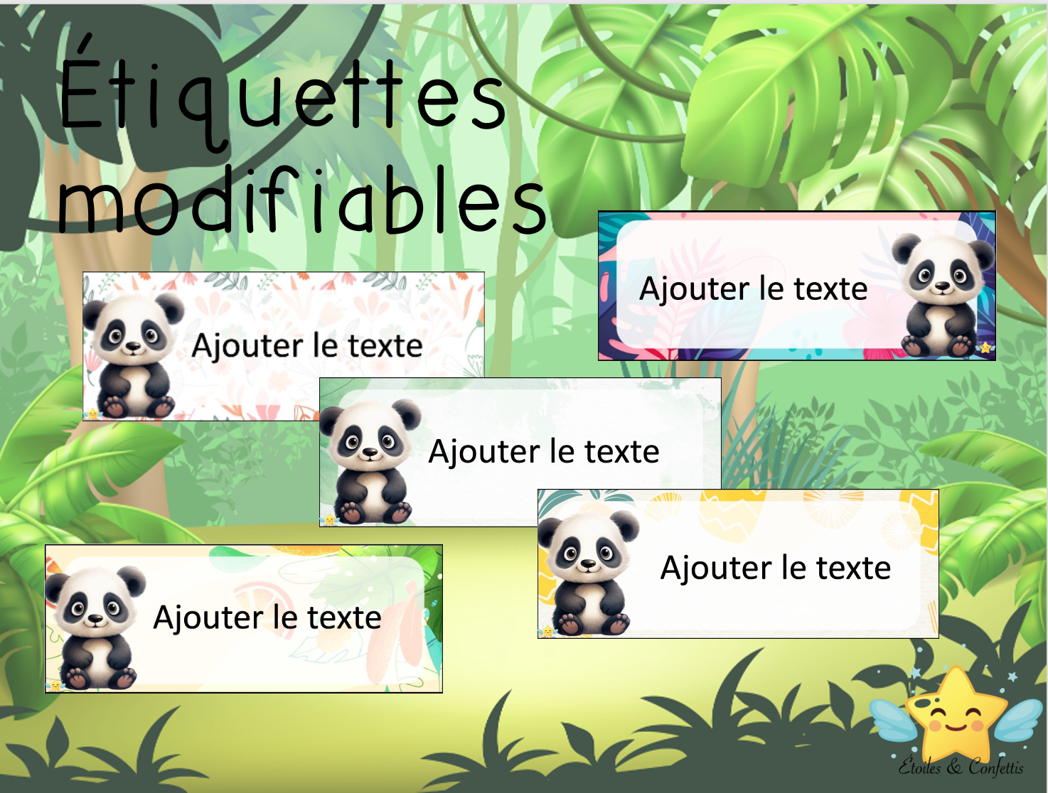 Étiquettes modifiables de noms-Pandas 2