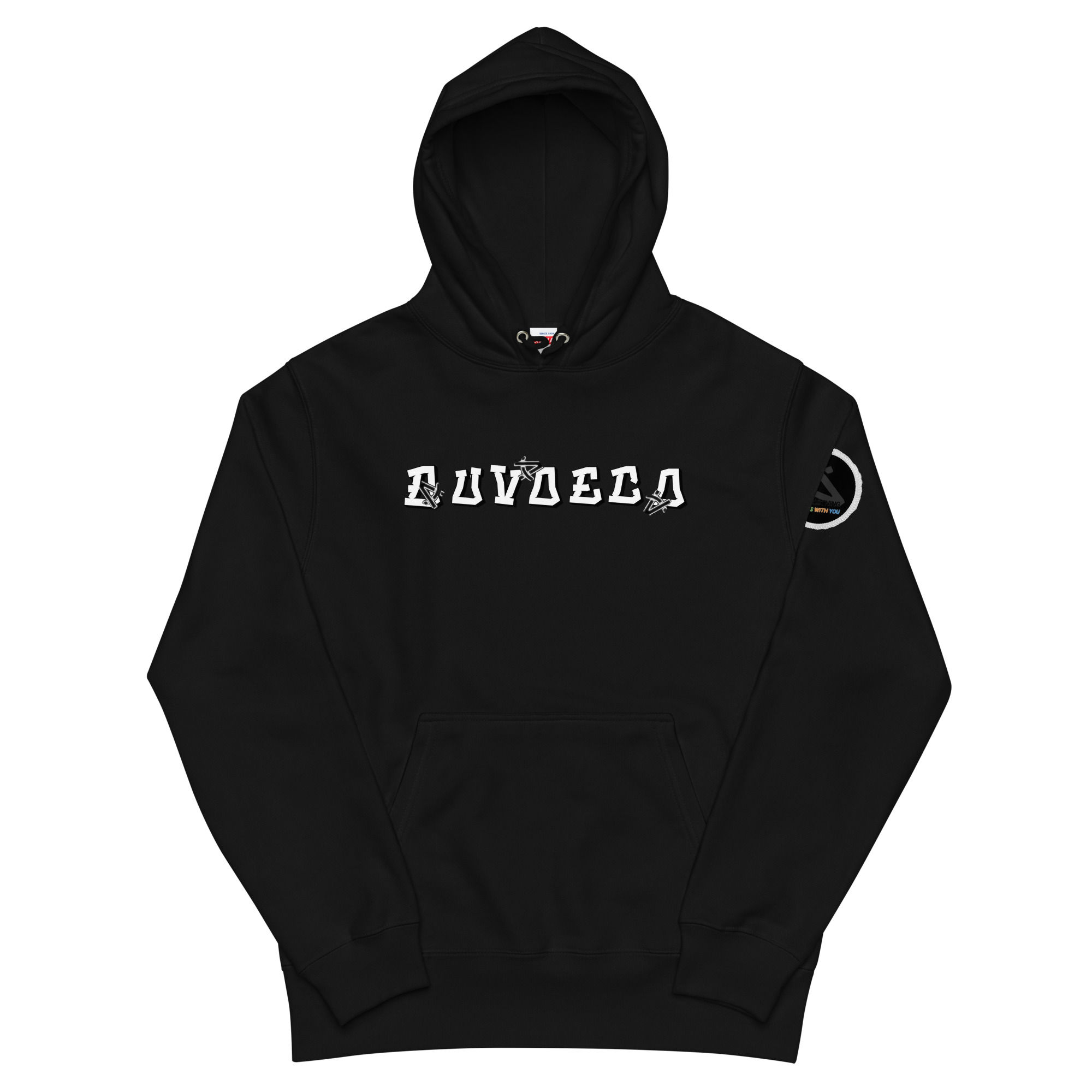 Duvoe's french terry pullover hoodie