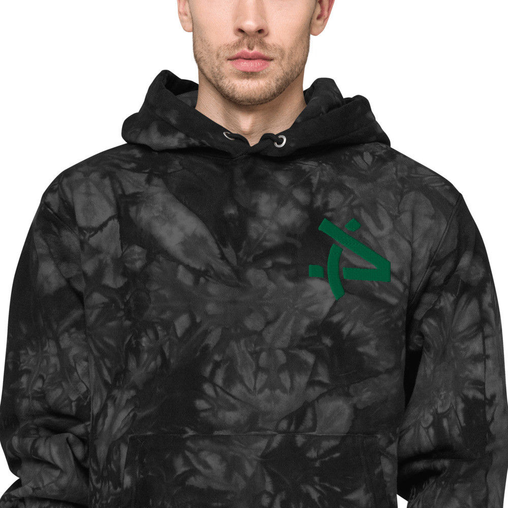 Duvoe Champion tie-dye hoodie