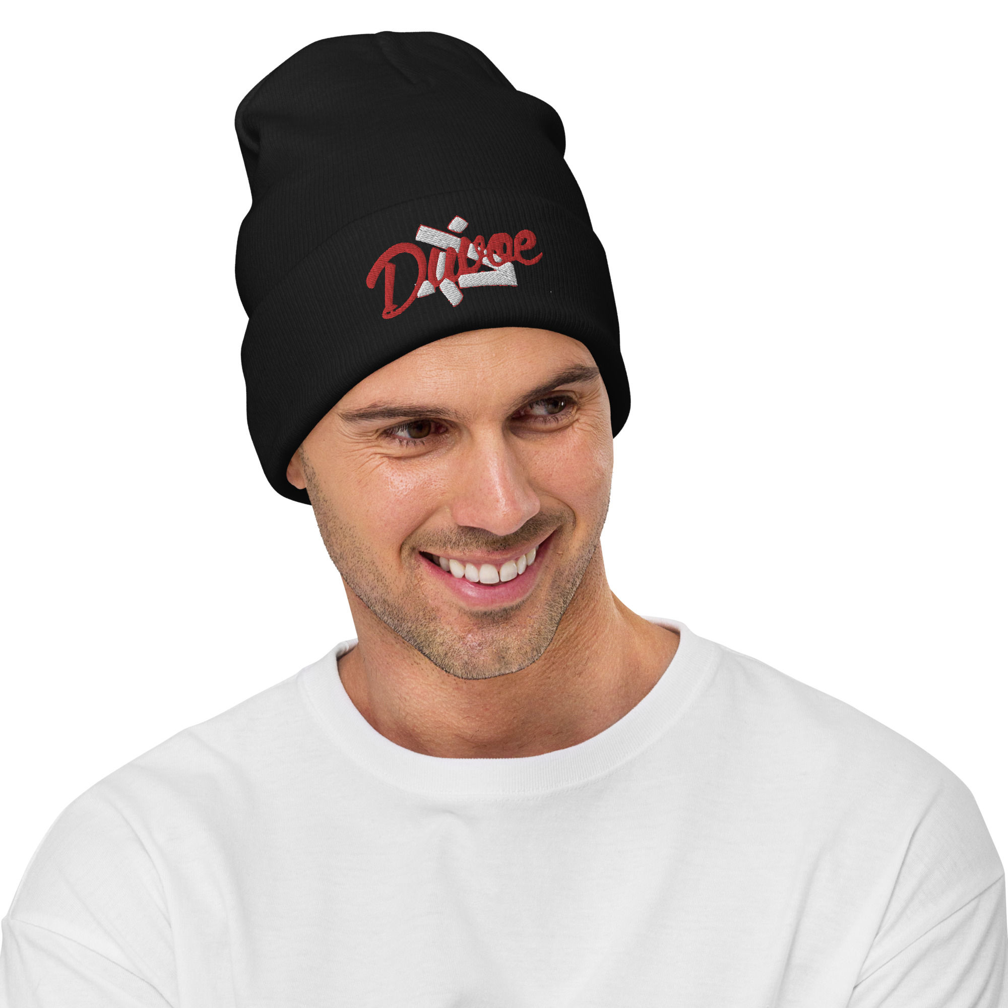 Duvoe embroidery signature logo Beanie