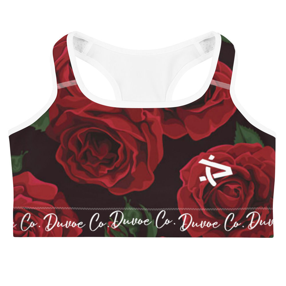 Women's duvoe rose Sports bra