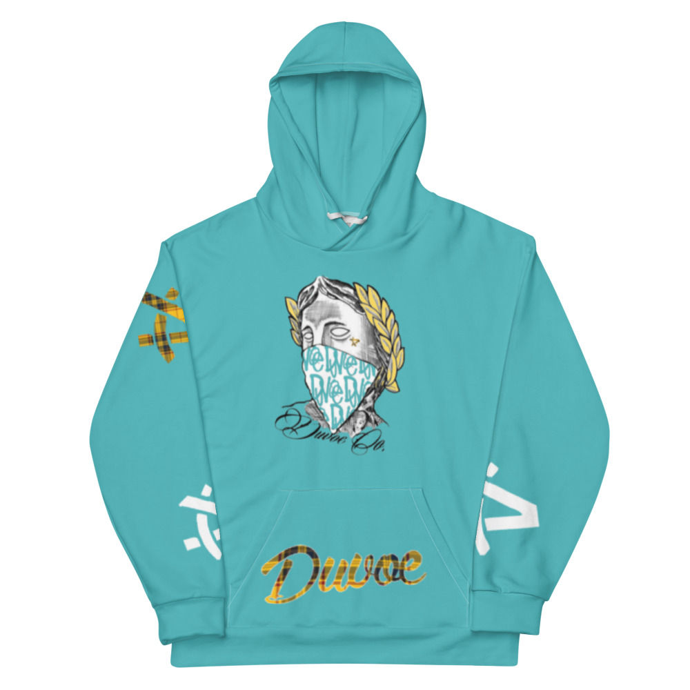 Duvoe white logo Hoodie V him