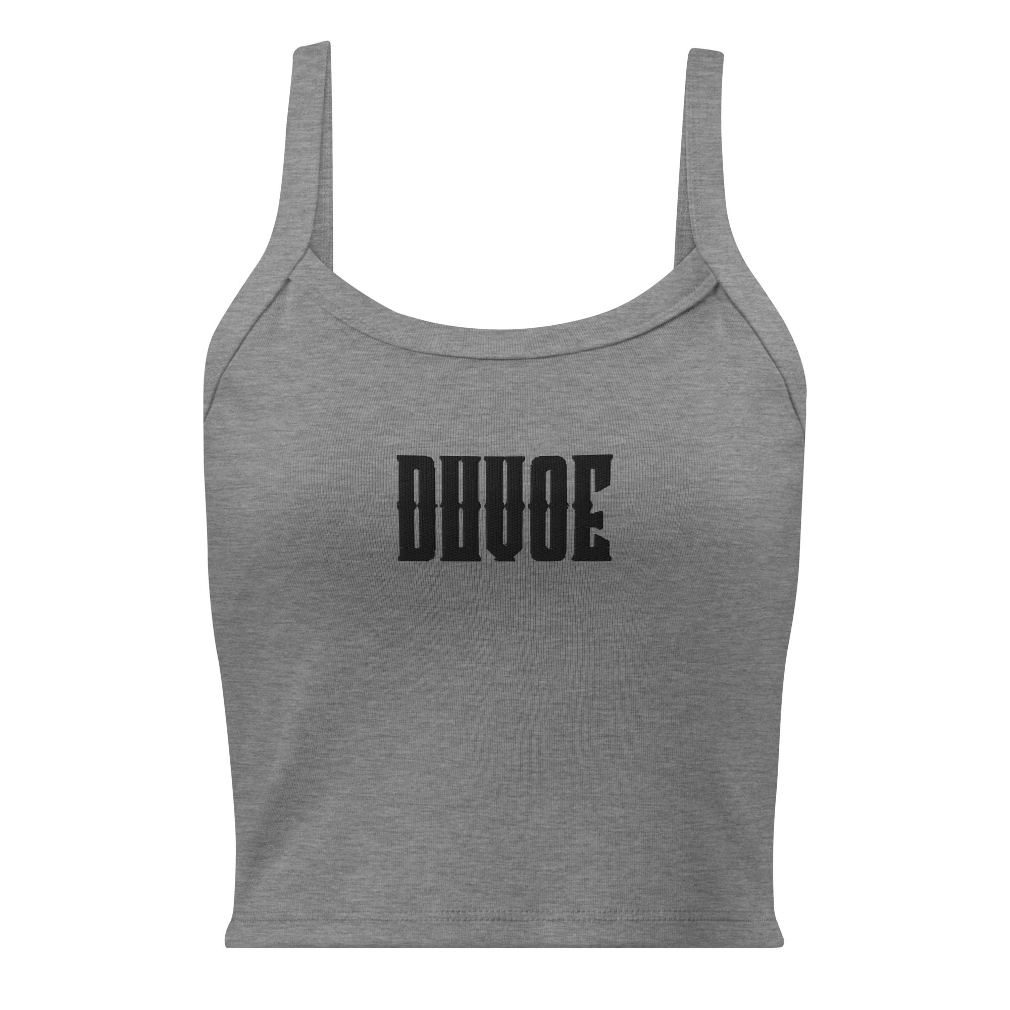Duvoe Co Women’s micro-rib tank top