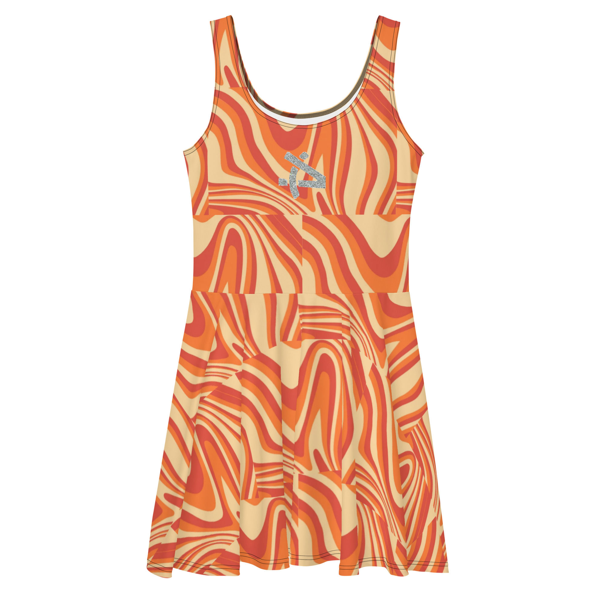 Duvoe Women's aop Skater Dress