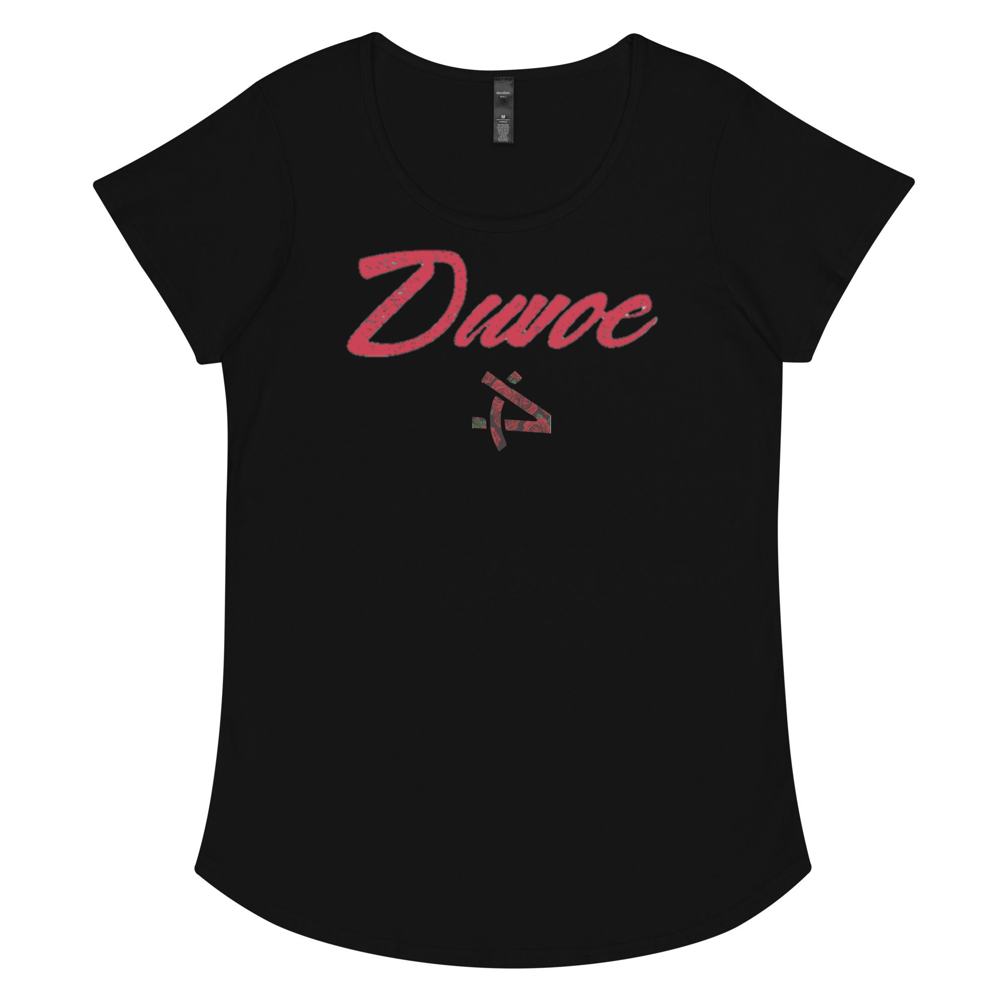 Women’s duvoe rose round neck tee