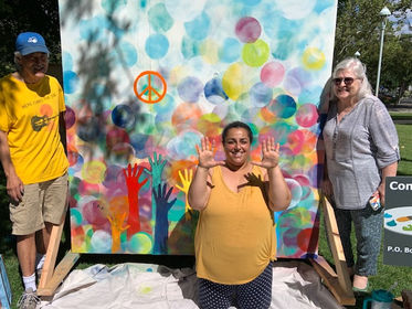 CAA Members Paint for Peace