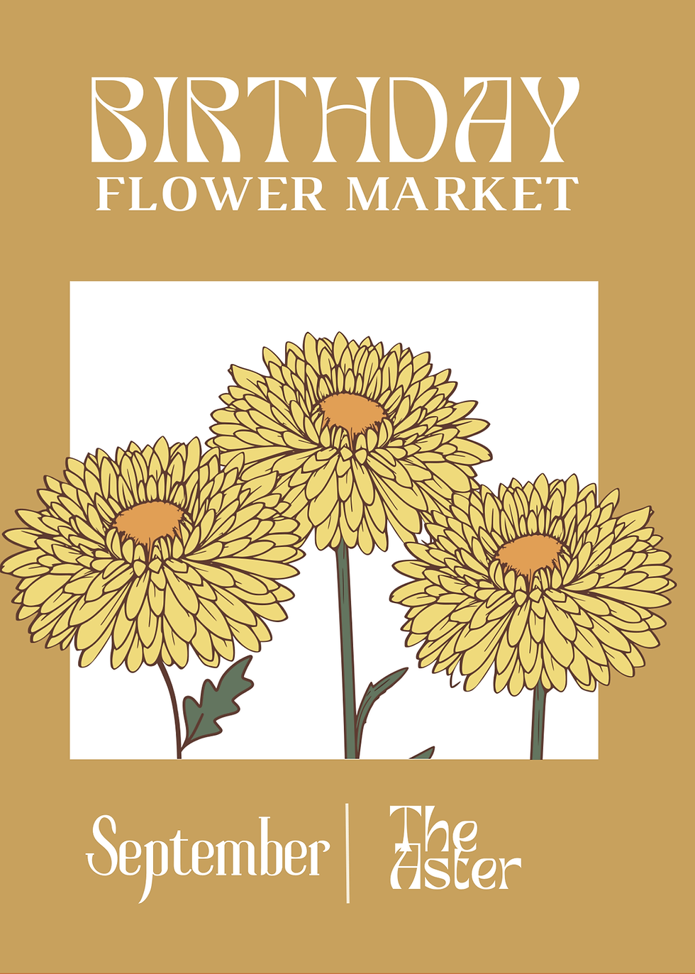 Thumbnail: Birth Flower Poster 5x7"