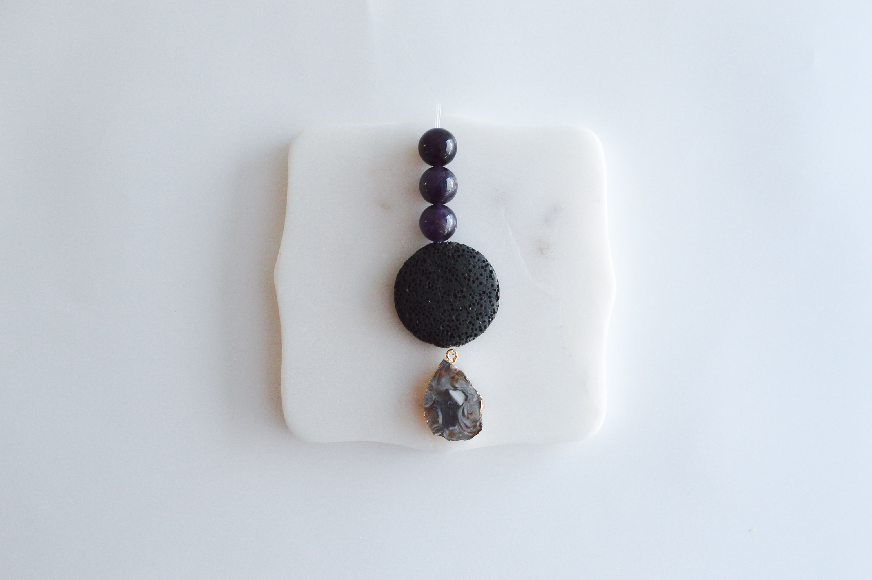 Gemstone Lava Diffuser - Amethyst