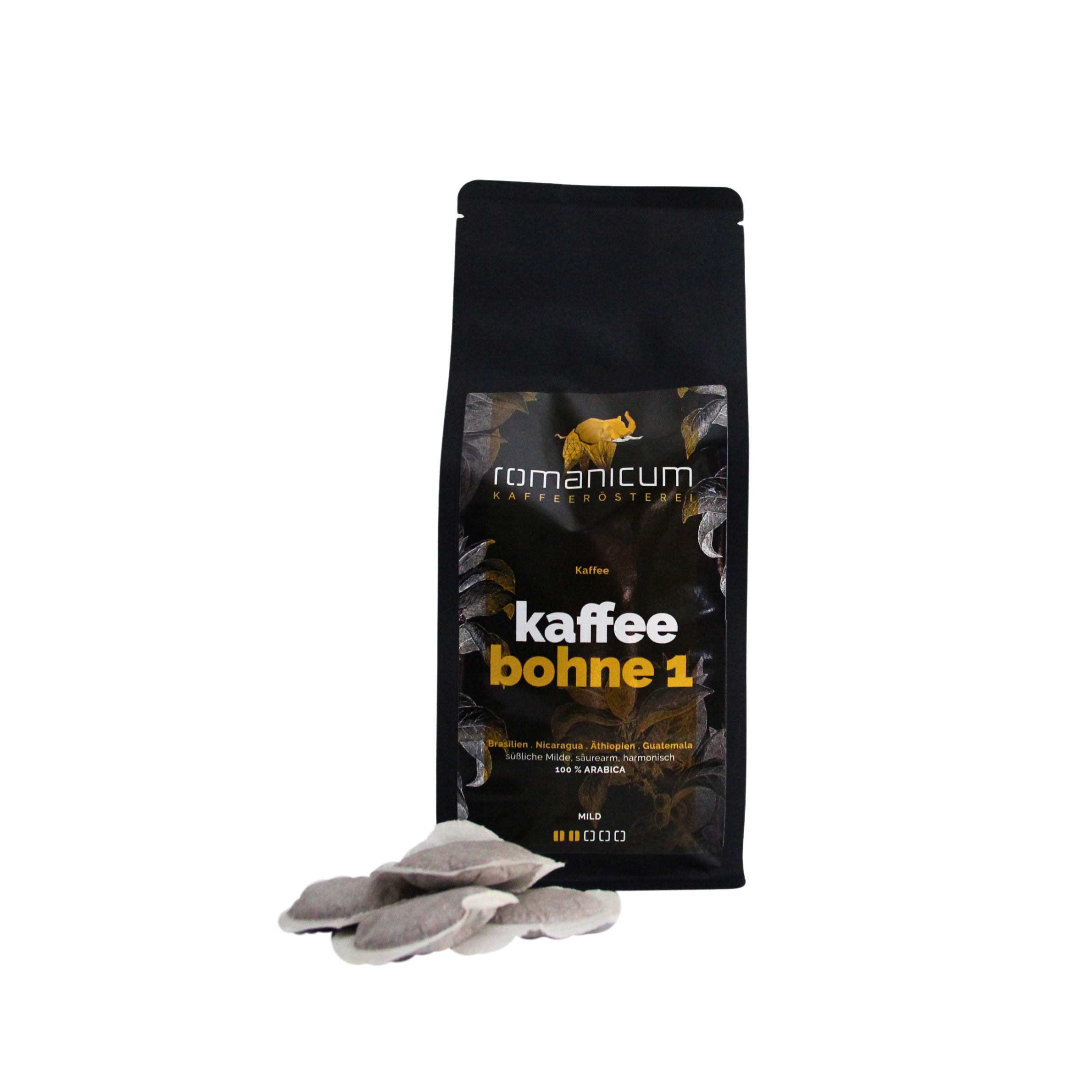 Bohne 1 Kaffee ESE-Pads 50 Stück, lose