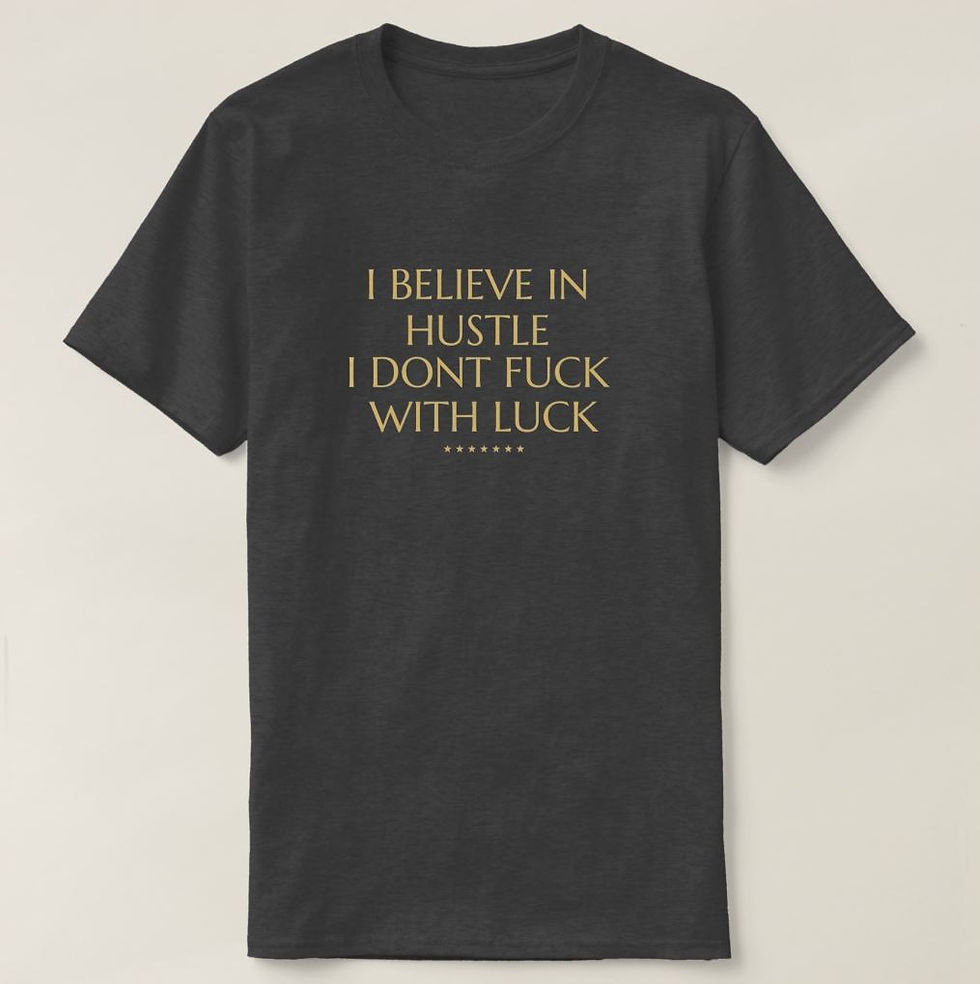 Thumbnail: Hashaholik ''I Believe In Hustle I Dont Fuck With Luck'' Limited Edition