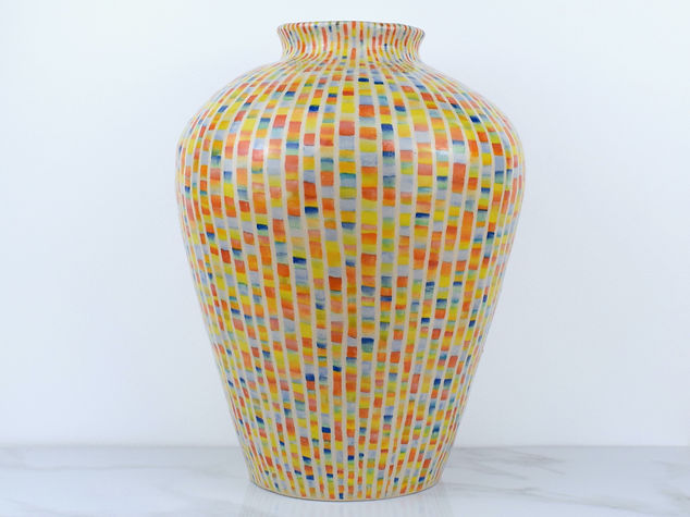 Carved Rainbow Planter
