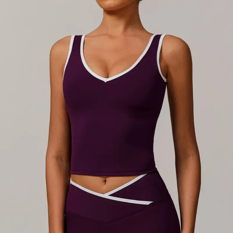 Thumbnail: Nude Feel Backless Yoga Vest