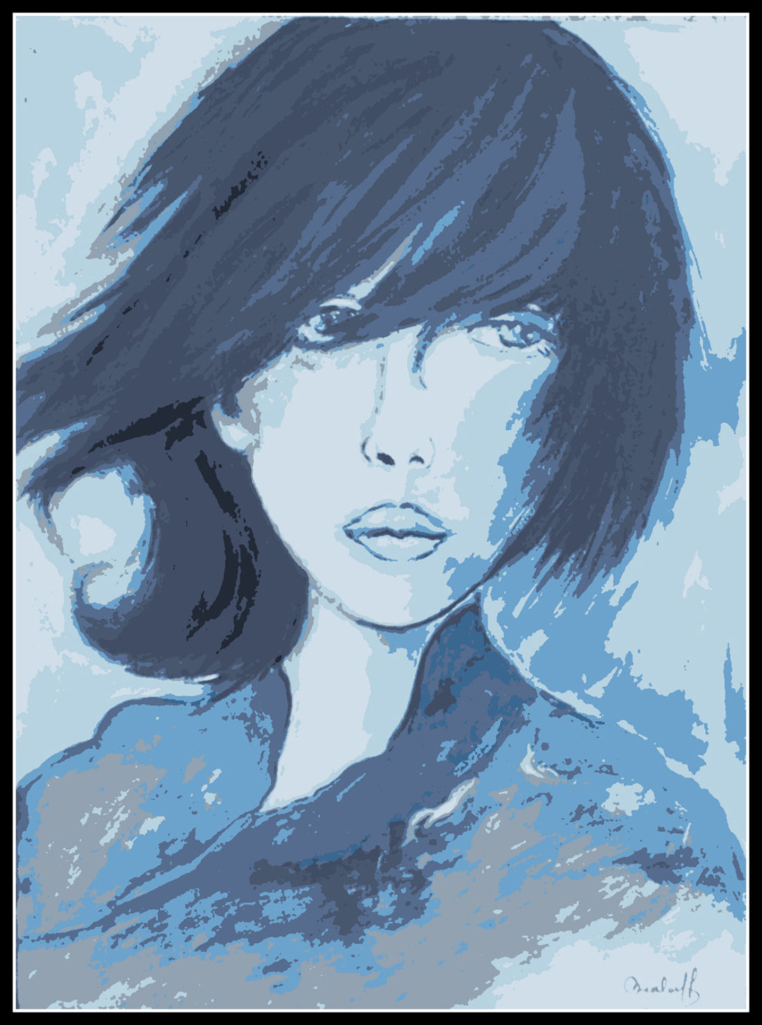 Béa BEALAFF-GIROTTO  - La fille aux cheveux noirs