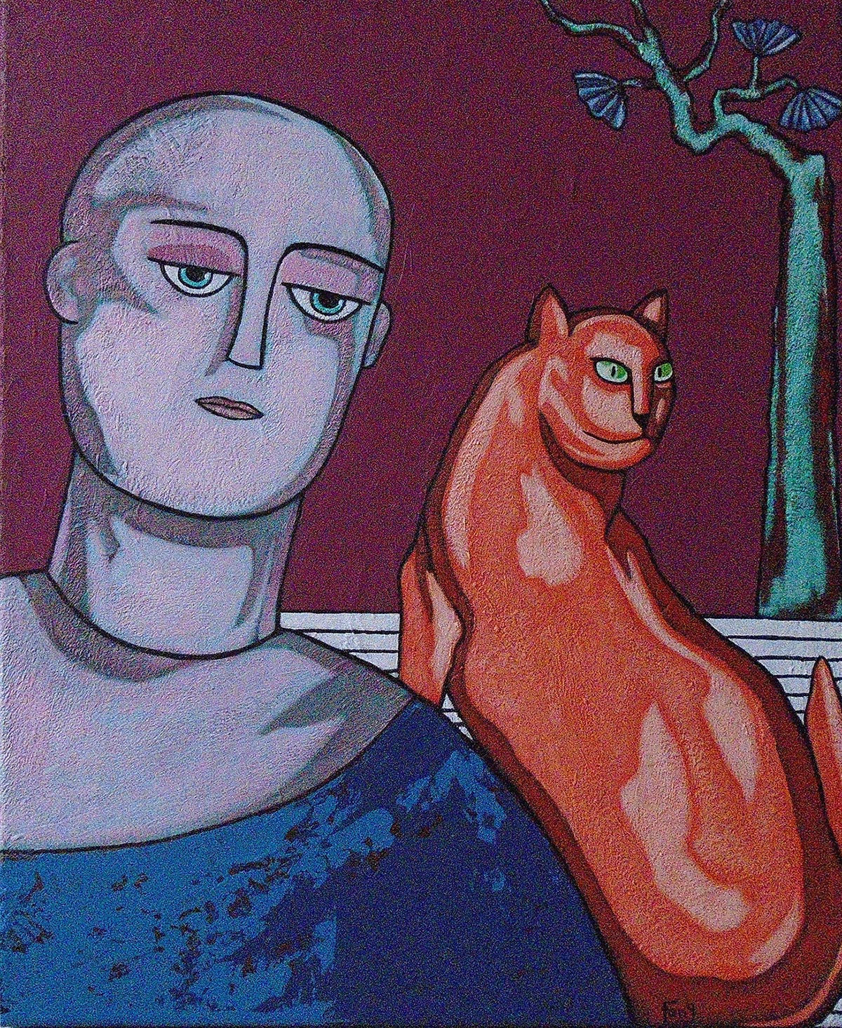 Marie FANG - L'étrange chat orange'