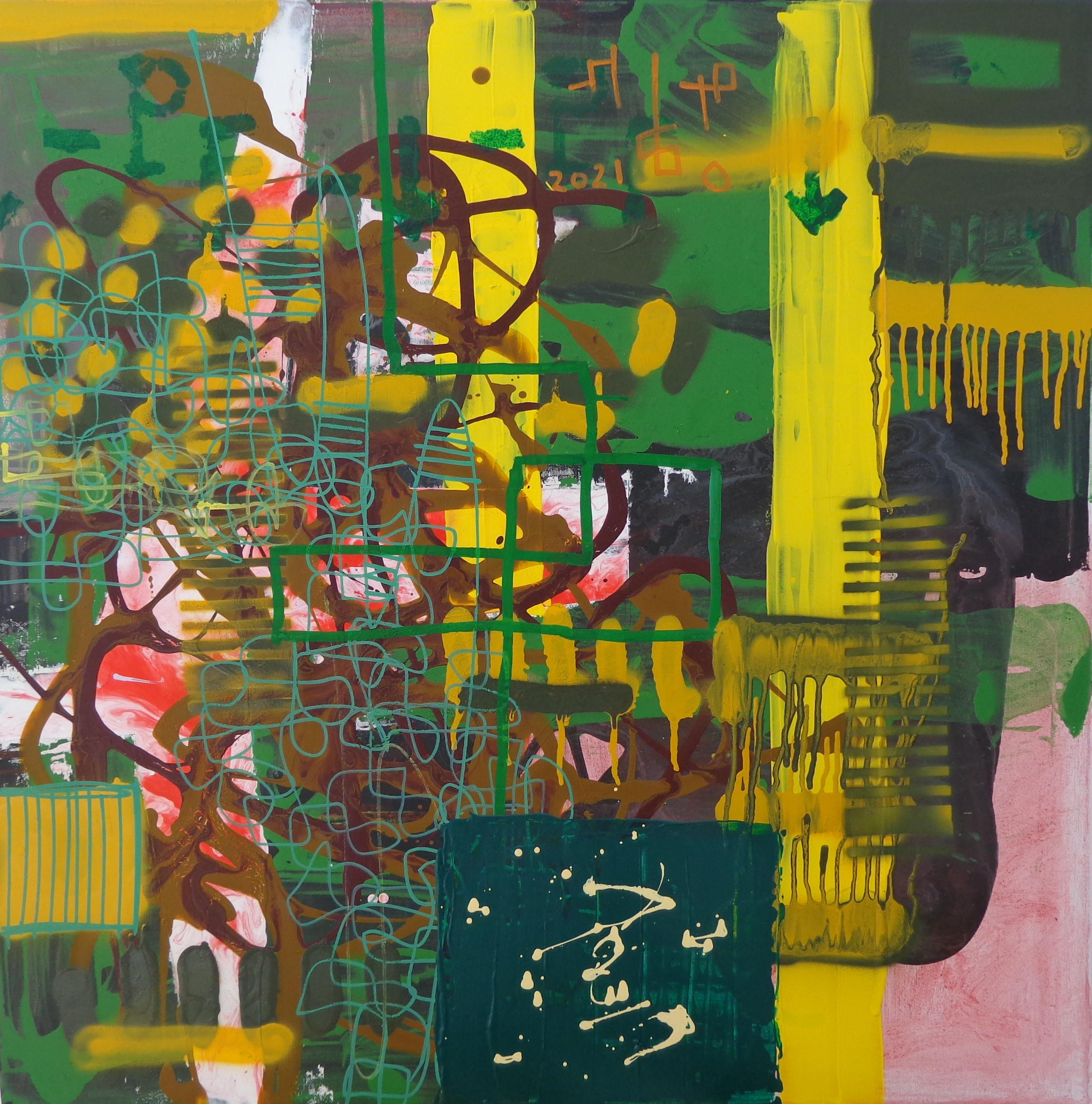 Peinture de ZELINA Pavol - 201, art abstrait