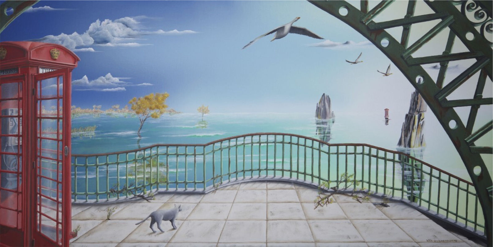 Peinture de Thierry VAN QUICKENBORNE - Parler