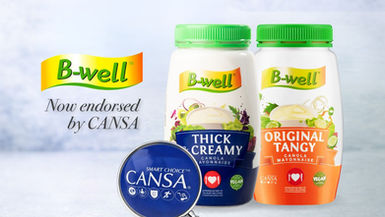 B-Well Mayonnaise is the First to Qualify for the CANSA Smart Choice Seal
