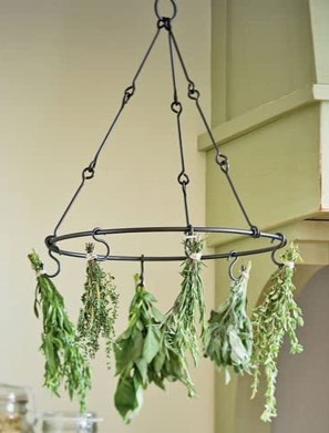 Hanging rack, dry herbs