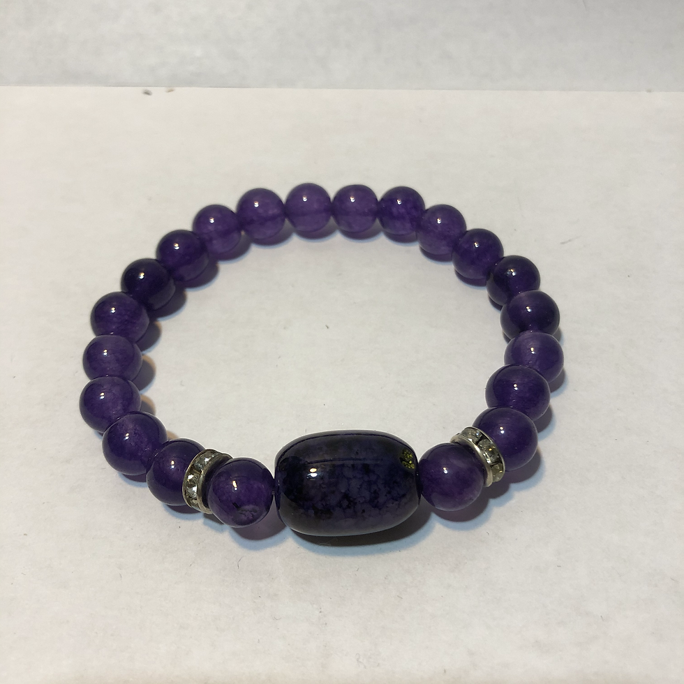 Miniatura: PULSERA CUARZO CRISTAL TINTADO