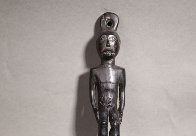 A closer look at the ladle’s anthropomorphic figurine handle