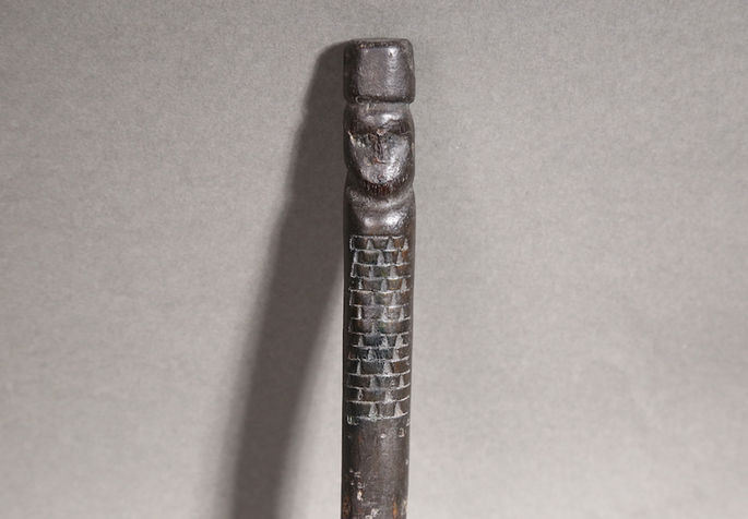 A closer look at the ladle’s anthropomorphic figurine handle